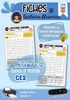 Aperçu - Texte - Fiches de lecture fluence et prosodie niveau 2 CE2 - Page de couverture
