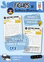 Aperçu - Texte - Fiches de lecture fluence et prosodie niveau 3 CE2 - Page de couverture