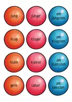 Vorschau - Spiele - Adjektive - Steigerung mit Kaugummi - Seite 2