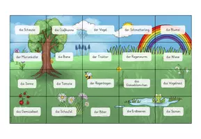 Vorschau - Arbeitsblätter - Lesetraining DAZ Frühling - Seite 2