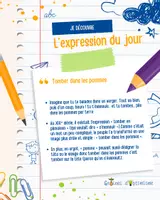 Aperçu - Apprentissages en autonomie - L’expression du jour - Tomber dans les pommes - Page 1
