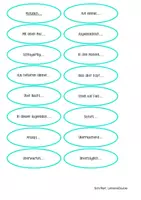 Vorschau - Merkblätter - Kreatives Schreiben: Satzanfangfächer - Seite 3