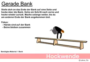 Vorschau - Stationenlernen - Hocke - Hinführung zur Hockwende - Seite 3