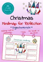 Vorschau - Arbeitsblätter - Christmas Mindmap: For the last lesson before the Christmas holidays - Deckblatt