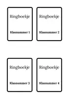 Voorbeeld - Ringboekje - Pagina 1