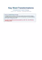 Vorschau - Arbeitsblätter - Key Word Transformations – Das große Übungspaket mit 75 Aufgaben (B1/B2) - Deckblatt