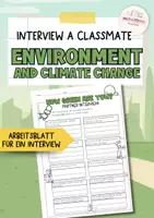 Vorschau - Arbeitsblätter - Environment and Climate Change | Partner Interview „How Green Are You?“ (Klasse 8–10) | Earth Day - Deckblatt