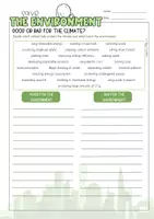 Vorschau - Arbeitsblätter - Environment and Climate Change | Arbeitsblatt mit Lösung (Klasse 7–9) | Earth Day - Seite 1