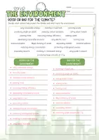 Vorschau - Arbeitsblätter - Environment and Climate Change | Arbeitsblatt mit Lösung (Klasse 7–9) | Earth Day - Seite 2