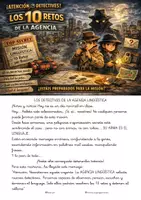 Vista previa - Unidades / Secuencias / Situaciones de Aprendizaje - ESCAPE ROOM AGENCIA DE DETECTIVES ORTOGRAFIA CASTCAT - página 1
