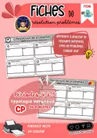 Aperçu - Feuilles d'exercices - Résolution de problèmes une année complète en CP - Page 1