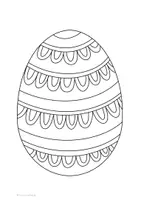 Vorschau - Mal- und Bastelvorlagen - Ausmalbilder zu Ostern - Ostereier - Seite 3