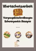 Vorschau - Arbeitsblätter - Vorgangsbeschreibungen_Wortschatzarbeit - Deckblatt
