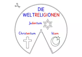 Vorschau - Arbeitsblätter - Weltreligionen Grundschule - Judentum Christentum Islam - DREHSCHEIBE Ethik Religion - Seite 2