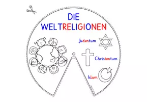 Vorschau - Arbeitsblätter - Weltreligionen Grundschule - Judentum Christentum Islam - DREHSCHEIBE Ethik Religion - Seite 3