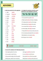 Vorschau - Arbeitsblätter - Adverbs und Adjectives verstehen & anwenden - Seite 2