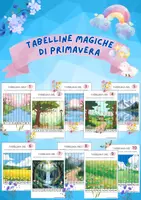 anteprima - Esercizi - TABELLINE MAGICHE DI PRIMAVERA - Pagina di copertina