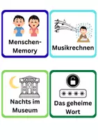 Vorschau - Arbeitsblätter - 8 einfache Kreisspiele für die Grundschule – Bewegungsspiele & Auflockerung für Zwischendurch - Seite 1
