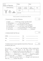 Vorschau - Test - Verbentest zum Präteritum - Deckblatt
