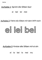 Vorschau - Arbeitsblätter - Leseförderung 1. Klasse – Zwielaut Ei; ei - Seite 2