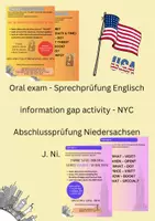Vorschau - Arbeitsblätter - Oral exam - information gap activity USA NYC - Deckblatt