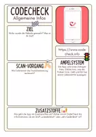 Vorschau - Arbeitsblätter - Food Check - Nährwertanalyse & Inszenierung bei Social Media - Deckblatt