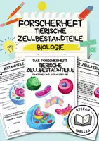 Vorschau - Arbeitsblätter - Forscherheft - Tierische Zellbestandteile - Deckblatt