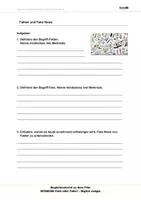 Vorschau - Arbeitsblätter - Fakt oder Fake? - Arbeitsblätter mit Lösungen PDF - Seite 1