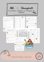 Vorschau - Arbeitsblätter - ABC | Alphabet : gemischte Übungen - Deckblatt