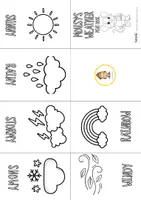 anteprima - Esercizi - Mousy's weather Storytime mini book - Pagina 1