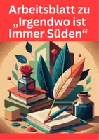 Vorschau - Arbeitsblätter - Arbeitsblatt zu „Irgendwo ist immer Süden“ von Marianne Kaurin - Deckblatt