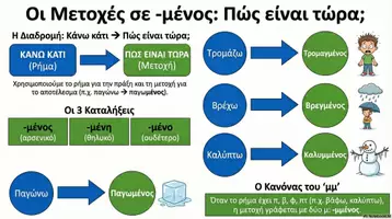 Προεπισκόπηση - Φύλλα εργασίας - Μετοχές σε - μένος, - μένη, - μένο - Εξώφυλλο