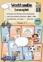 Vorschau - Spiele - Lesespiel - Wortfamilie (Klasse 2-4) - Deckblatt
