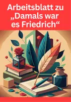 Vorschau - Arbeitsblätter - Arbeitsblatt zu „Damals war es Friedrich“ von Hans Peter Richter - Deckblatt