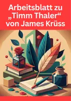 Vorschau - Arbeitsblätter - Arbeitsblatt zu „Timm Thaler“ von James Krüss - Deckblatt