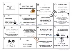 Vorschau - Spiele - Leiterlispiel Sport oder leer für andere Fächer - Deckblatt