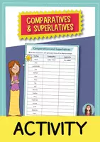 Vorschau - Arbeitsblätter - Comparatives and Superlatives Activity – Arbeitsblatt Englisch Grammatik - Deckblatt