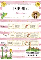 Vorschau - Spiele - Lesedomino: Biene / Frühling (3-fach differenziert) - Deckblatt