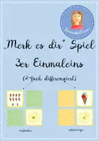 Vorschau - Spiele - "Merk es dir" Spiel zur 3er Reihe kleines 1mal1 - Deckblatt