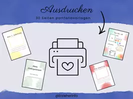 Vorschau - Anderer Materialtyp - Portfoliovorlagen Watercolor - Seite 2