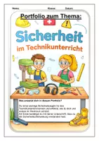 Vorschau - Arbeitsblätter - Sicherheitsunterweisung Technik – Portfolio - Seite 1