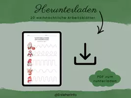 Vorschau - Arbeitsblätter - Winterliche Arbeitsblätter für die Vorschule/Grundschule - Seite 1