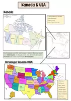 Vorschau - Arbeitsblätter - Kontinent Amerika kompakt - Sek 1 - Seite 2