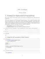 Vorschau - Unterrichtsreihen - Objektorientierte Programmierung (OOP) mit Python - Seite 1