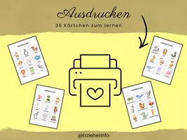 Vorschau - Bildkarten - Verschiedene Tierkärtchen zum lernen - Seite 2