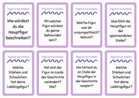 Vorschau - Interaktives Material - 40 Lese-Reflexionskarten & 5 Einsatzideen - Seite 2