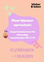 Vorschau - Interaktives Material - 40 Lese-Reflexionskarten & 5 Einsatzideen - Deckblatt