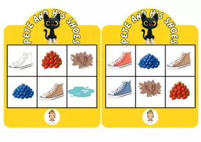 anteprima - Giochi - PETE AND HIS SHOES STORYTIME BINGO - Pagina 2