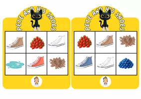 anteprima - Giochi - PETE AND HIS SHOES STORYTIME BINGO - Pagina 3