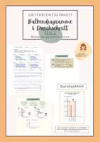 Vorschau - Arbeitsblätter - Balkendiagramme lesen I unterschiedliche Skalen vergleichen I Daten und Diagramme - Deckblatt